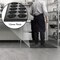 GRIDMANN Rubber Floor Mats, Anti-Fatigue Drainage Mats, Non-Slip and Grease Resistant for Restaurants, Commercial Kitchens, Bar Floors, Black
